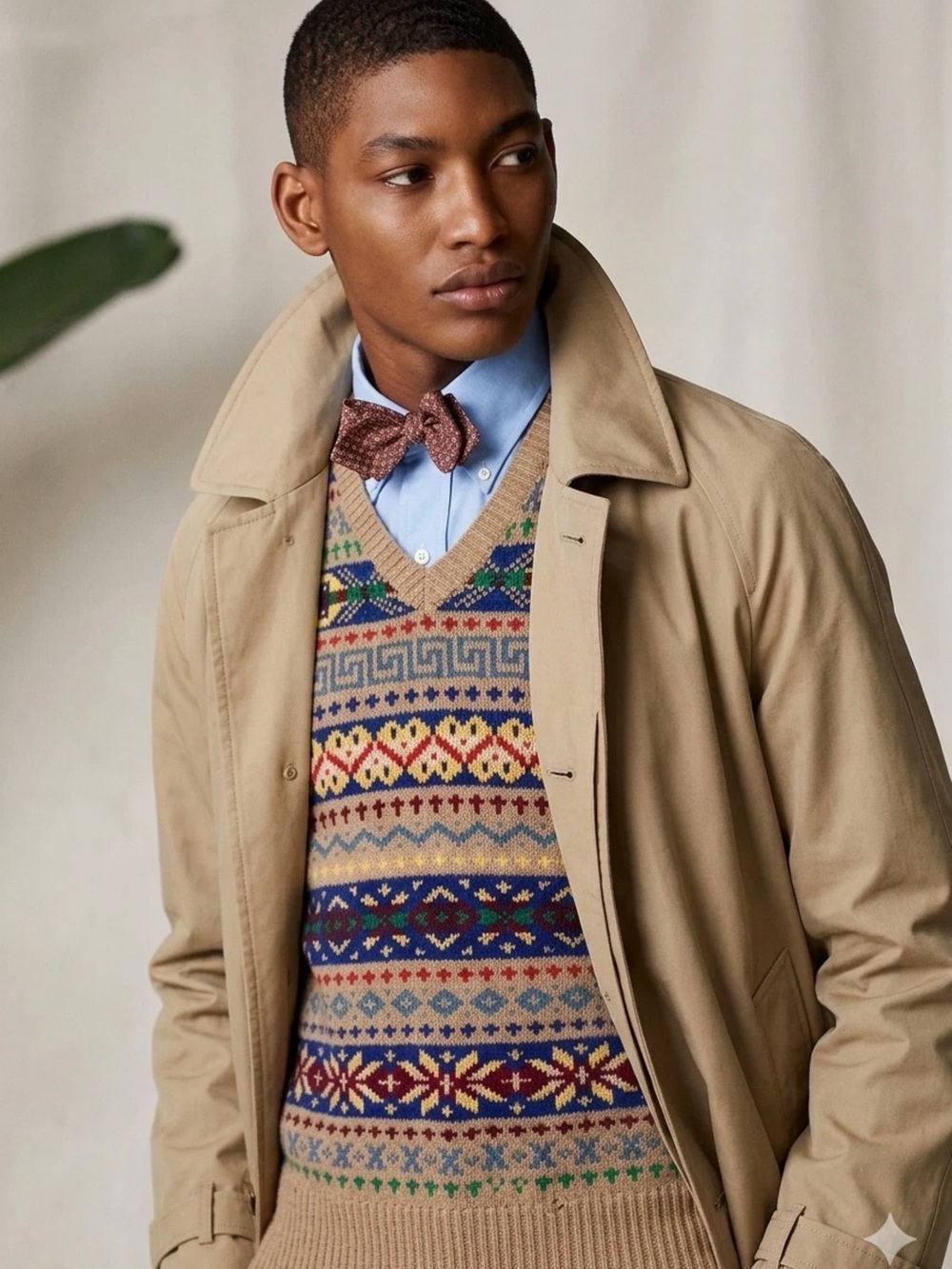 Ralph Lauren Multicolor Fair Isle V-Neck Sweater Vest